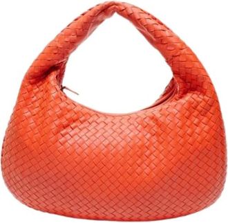 Bottega Veneta Pre-owned Shoulder Bags, female, Red, Size: ONE SIZE Pre-owned Vintage Intrecciato Shoulder Bag