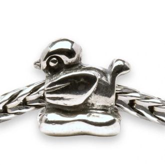 Trollbeads Womens Duckling Bead In Silver