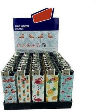 Trade Shop Trade Shop - Confezione 50 Pezzi Accendini Elettronici Ricaricabili Prof Summer 40804552