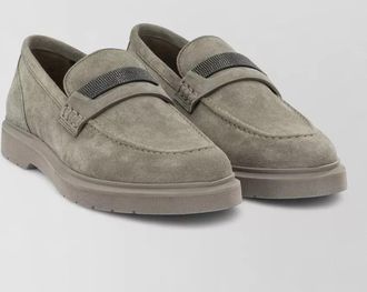 Brunello Cucinelli suede loafers