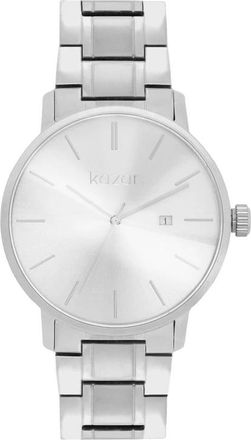 Kazar Zilveren minimalistisch horloge aan een armband - Dames - Horloges - Grijs - ONE Size - Accessoires