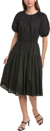 Brooks Brothers Poplin Smocked Dress
