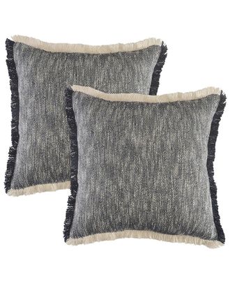 LR Home Set of 2 Aspen Solid Throw Pillows