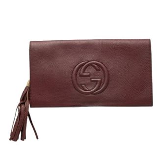 Gucci Pre-owned Vintage Tassel Clutch - - Pre-owned - Donna - Rosso - ONE SIZE