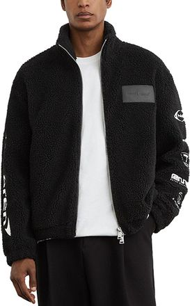 Reiss Nylon Logo Embroidered Casual Jacket