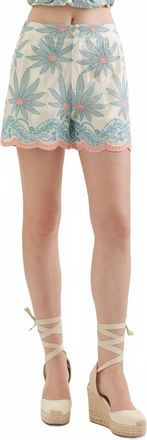 Entro Bloom Burst Shorts In Blue