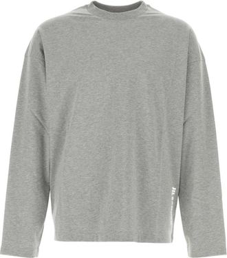 Jil Sander Grey Crew Neck T-Shirts