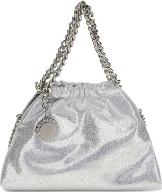 Stella McCartney Falabella Drawstring Crossbody Bag - Dames - Handtassen - Grijs - ONE Size - Polyester - Tassen