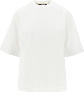 Jacquemus Ventadou T-shirt with paper effect Woman M