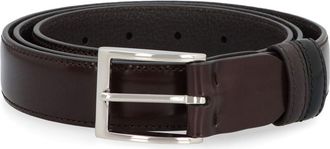 Hogan reversible leather belt - men - Calf Leather - One Size - Brown