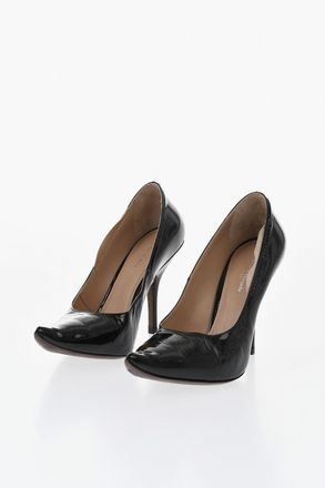 Maison Margiela Patent Leather Pointed Toe Pumps 10cm Maison Margiela