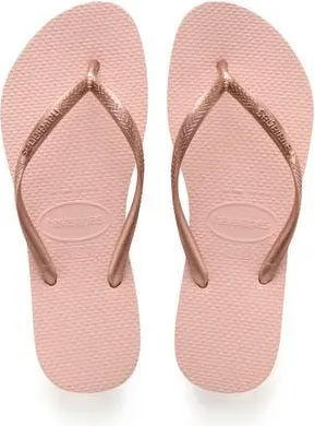 Havaianas Slim Flip Flop in Ballet Rose at Nordstrom Rack, Size 11/12