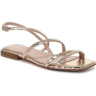 Naturalizer Nillie Ankle Strap Sandal in Light Champagne at Nordstrom, Size 6.5