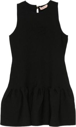 Twinset Korte Jurk - Dames - Korte kleedjes - Zwart - S - Kleedjes