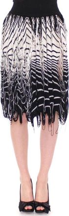 Alice Palmer Gebreide Rok - Dames - Midirokken - Veelkleurig - S - Rayon - Rokken