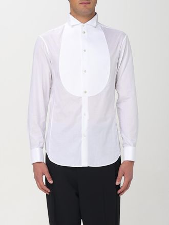 Giorgio Armani Mens Formal Dress Shirt Bib Front - White Cotton - Size EU 40 (Mens)