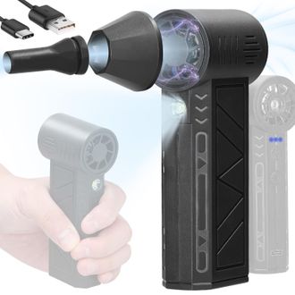 OEM Soplador De Turbina Port&aacute;til Inal&aacute;mbrico De 130.000 Rpm - Eliminador De Polvo Multifuncional Para Coche Y Teclado