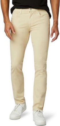 Hudson Blake Stretch Twill Slim Straight Fit Pants in Lt Beige at Nordstrom Rack, Size 30