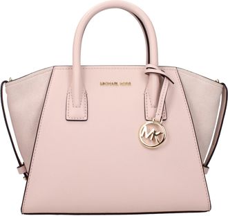 Michael Kors Avril Damess Handtas roze/poederroze leer