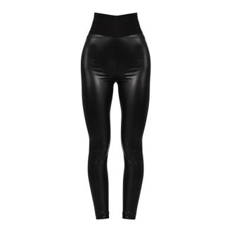 La Haine Inside Us Lw633 Legging - Dames - Broeken - Zwart - Maat: S Leer