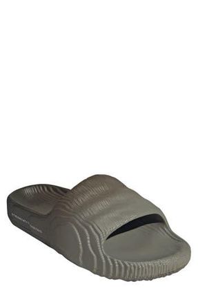 adidas Adilette Sport Slide Sandal in Silver/Olive/Off White at Nordstrom Rack, Size 7