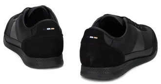 HUGO BOSS Low-Top Technical Fabric Sneaker - Black