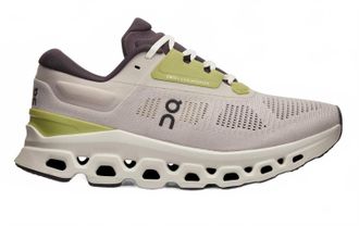 On Womens Cloudstratus 3 Running Shoe In Pearl/ivory