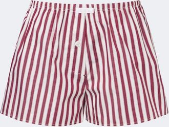 Eres House striped cotton shorts