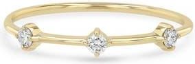 Zoë Chicco 14K Yellow Gold Diamond Dash Ring at Nordstrom, Size 6