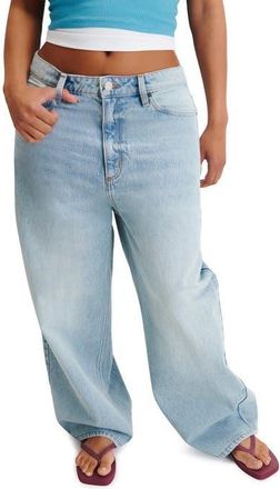 Cotton On Womens Curvy Boyfriend Super Baggy Jean in Olsen Blue at Nordstrom, Size 4