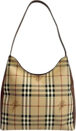 Burberry Pre-owned Shoulder Bags, female, Multicolor, Size: ONE SIZE Pre-owned Leather Shoulder Bag
