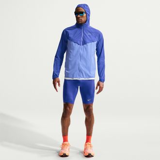 Nike Mens Stride Dri-FIT 1/2-Length Running Tights in Blue | IF2040-430
