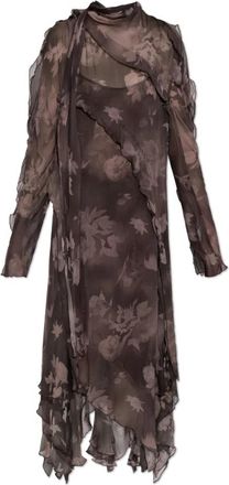 Diesel D-Riadi Jurk - Dames - Casual kleedjes - Bruin - S - Kleedjes