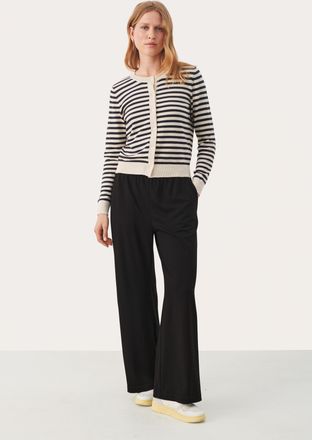 Part Two Vest TanishaPW Relaxed fit black offwhite