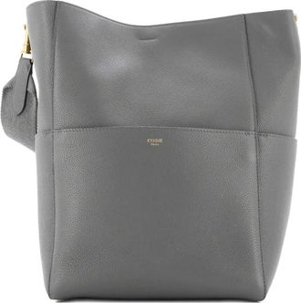 Celine Sangle Seau Bag Calfskin Large shoulder bag - Grigio