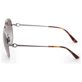 Ferragamo SF269S06961 Aviator Sunglasses - Gray