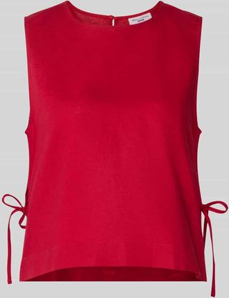 Marc O'Polo Denim Marc OPolo Denim Regular Fit Top aus Leinen-Baumwolle-Mix in Rot, Gr&ouml;&szlig;e XL