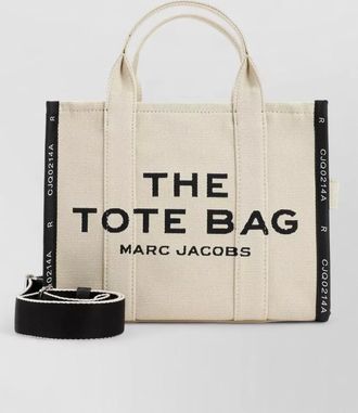 Marc Jacobs medium canvas tote bag logo strap