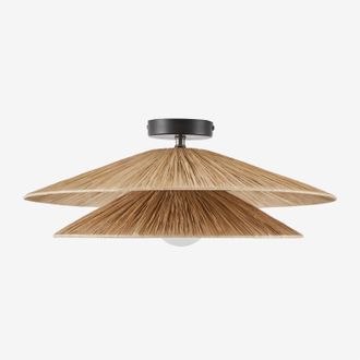 Sklum Plaf&oacute;n De Techo &Oslash;50 Cm En Rafia Aislin Sklum