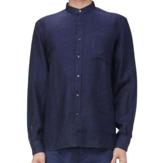 Fay Casual Shirts, male, Blue, Size: 3XL Casual Shirt