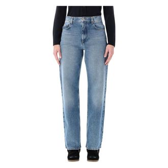 Isabel Marant Jeans, Dames, Blauw, M, Katoen, Dromie Jeans