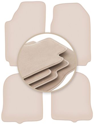 OEM Alfombrillas Premium Beige Para: Audi 100 C3 Sed&aacute;n, Avant 1983-1991