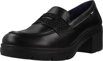 Fluchos Sugar Calf Loafers - Dames - Loafers - Zwart - 38 EU - Leer - Schoenen