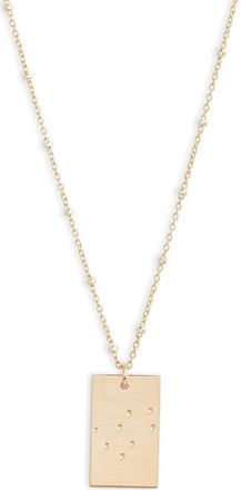 Set & Stones Zodiac Constellation Pendant Necklace in Gold - Gemini at Nordstrom