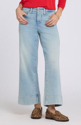 NYDJ Teresa Ankle Wide Leg Jeans in Keys View at Nordstrom, Size 12