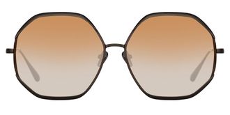 Linda Farrow CAMILA LFL1208 C6 Womens Sunglasses Black Size 63