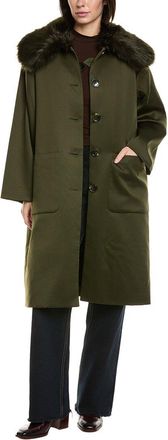 Cynthia Rowley Satin Coat