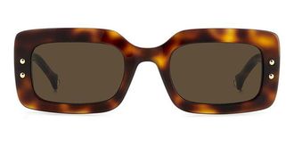 Carolina Herrera HER 0187/S O63/70 Womens Sunglasses Tortoiseshell Size 50