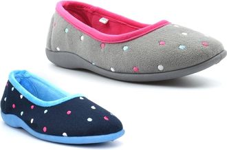 Generic Ladies Memory Foam Slippers Size 6 Womens Slip On Slippers Size 3 Memory Foam Slipper Ladies Rubber Sole Slipper Rubber Sole Comfort Slip On Sizes 3-8