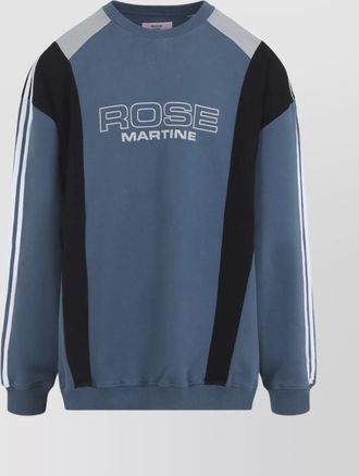 Martine Rose color block crew neck long sleeve sweatshirt